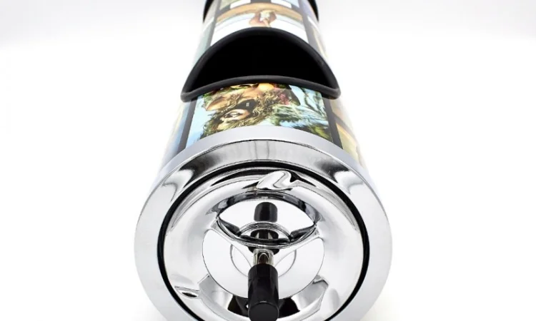 Підлогова самоочисна попільничка-урна, висока 6-1416 - фото № 2