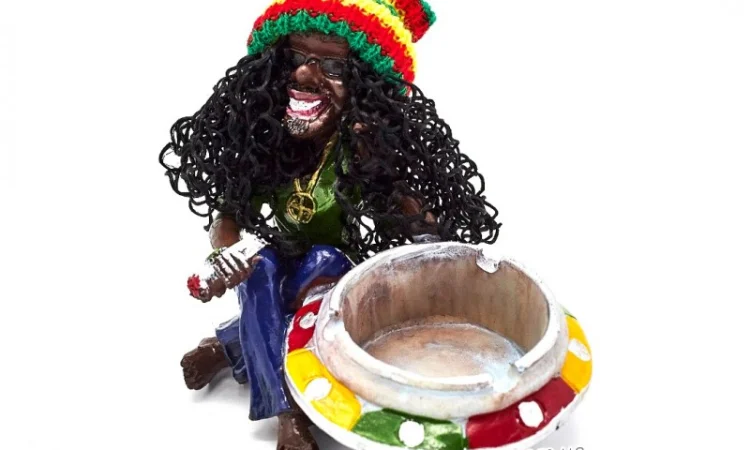 Попільничка керамічна Растаман 6-1477 - фото № 1