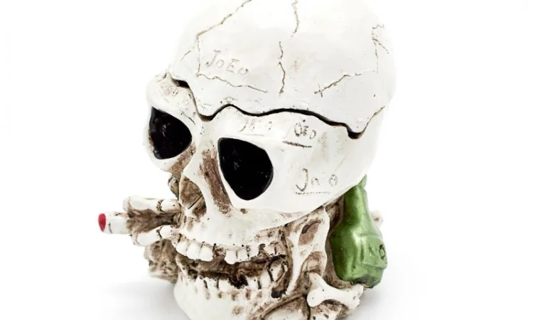 Попільничка керамічна Череп 6-1479 - фото № 1