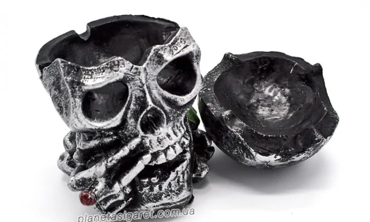 Попільничка керамічна Череп 6-1480 - фото № 2
