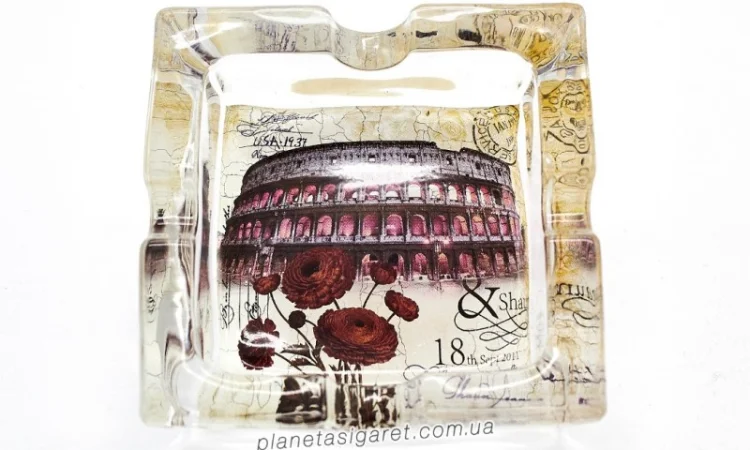 Попільничка скляна Міста 6-1563 - фото № 4