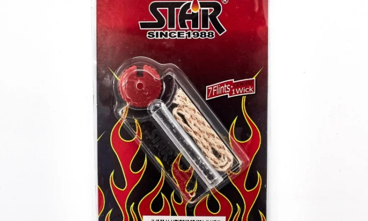 Комплект Star з 7 кременів та 1 ґнота 1-0200 - фото № 1