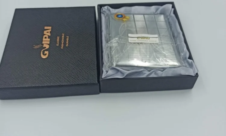 Портсигар металевий на 20 самокруток - фото № 1