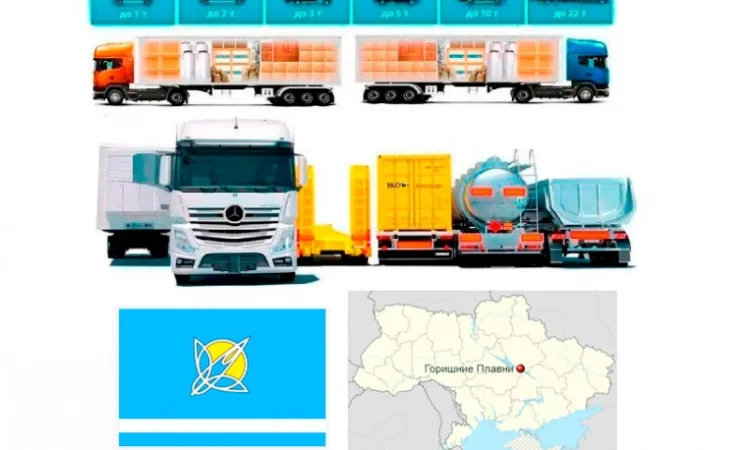 Грузоперевозки от 1 т до 22 т из Гори шние Пла вни в Гори шние Пла вни - фото № 1