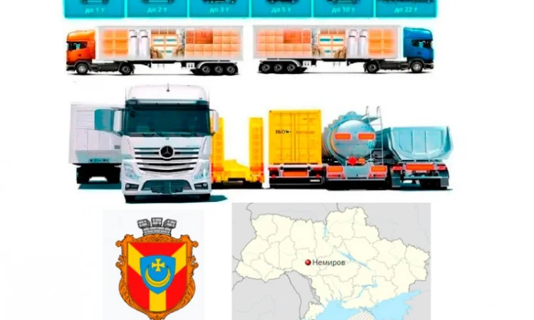 Грузоперевозки от 1 т до 22 т из Немирова в Немиров - фото № 1
