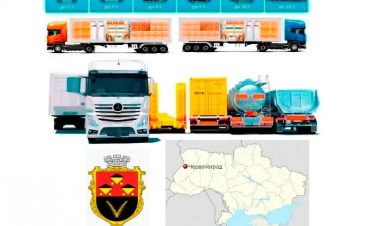 Грузоперевозки от 1 т до 22 т из Червонограда в Червоноград - фото № 1