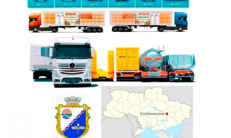 Грузоперевозки от 1 т до 22 т из Слобожанского, в Слобожанское - фото № 1