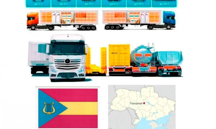 Грузоперевозки от 1 т до 22 т из Городища в Городище - фото № 1