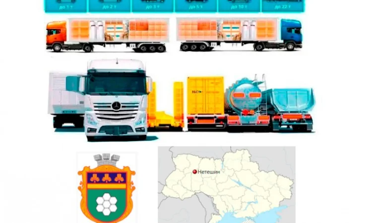 Грузоперевозки от 1 т до 22 т из Нетешина в Нетешин - фото № 1