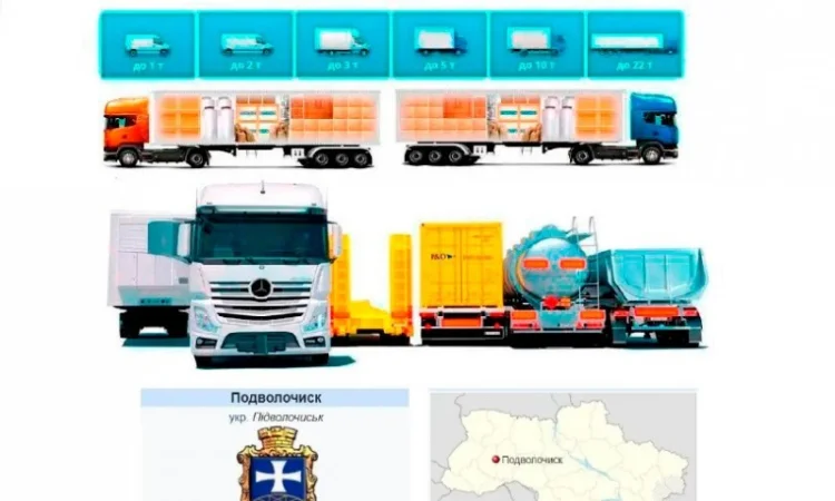 Грузоперевозки от 1 т до 22 т из Подволочиска в Подволочиск - фото № 1