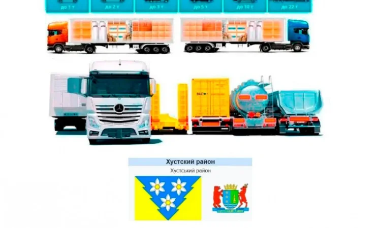 Грузоперевозки от 1 т до 22 т из Хуста в Хуст - фото № 1