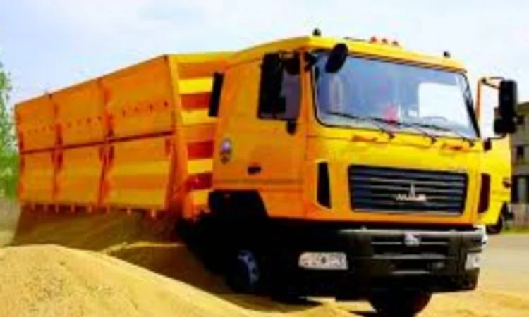 Услуги аренда зерновоза вывоз зерна Житомир КамАЗы сцепки еврозерновозы - фото № 1