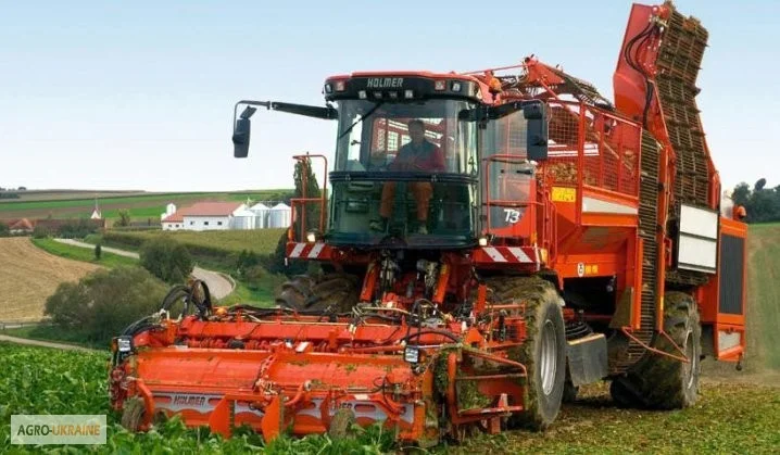 Уборка сахарной и кормовой свеклы комбайнами HOLMER - фото № 1