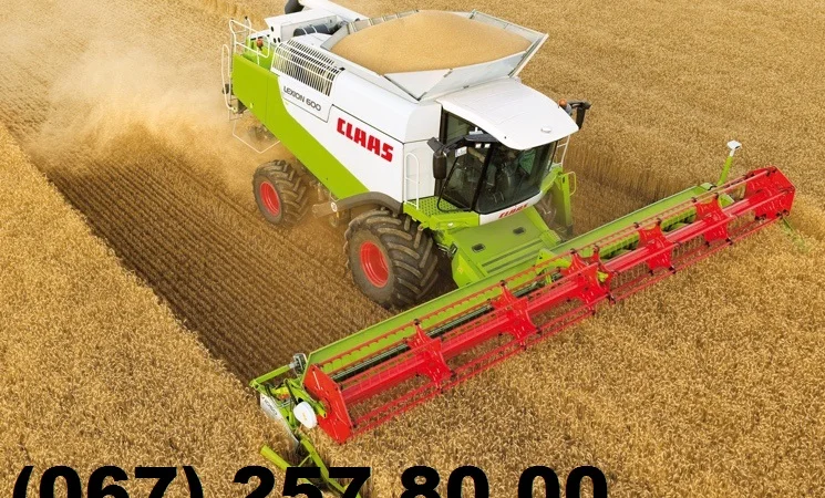 Claas Lexion, John-Deere, New Holland, Case на уборку зерновых - фото № 1
