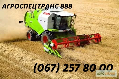 Уборка сельскохозяйственных культур комбайнами Claas и John-Deere - фото № 1