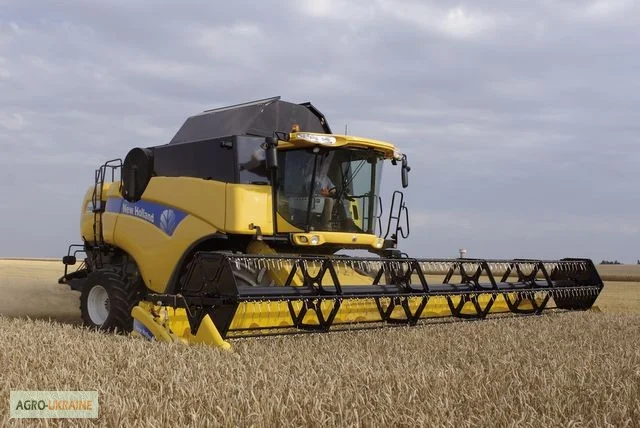 Уборка урожая комбайнами в Кропивницком - фото № 1