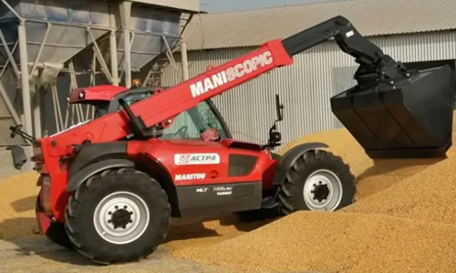 Услуги аренда телескопического погрузчика маниту услуги по погрузке зерновых Сумы - фото № 1