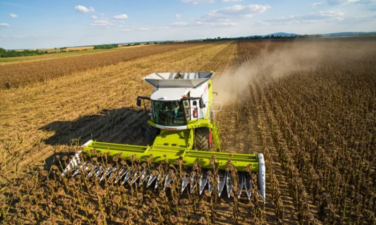 Услуги по уборке подсолнечника кукурузы сои пшеницы внесение аммиака Полтава Черкассы Киев - фото № 1