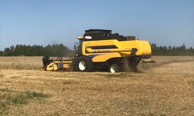 Збирання зернових, соняшника комбайн New Holland CSX7080 - фото № 1