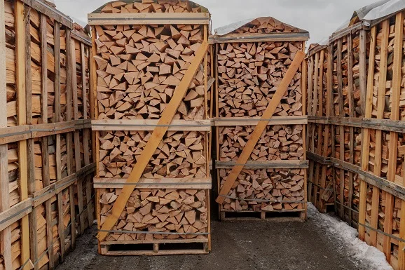 Дрова сухі в ящиках бук - фото № 2