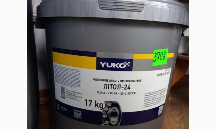 Мастило YUKO Літол-24 17 кг (відро 20 л.) ПЕ - фото № 1
