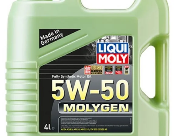 2543 Синтетична моторна олива - Molygen 5W-50 4л - фото № 1