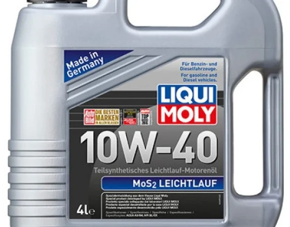 6948 Напівсинтетична моторна олива - MoS2 Leichtlauf SAE 10W-40 4л - фото № 1