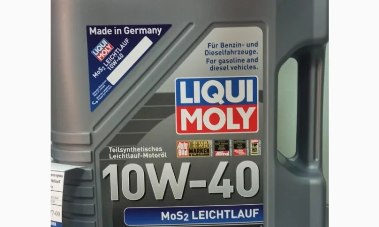 2184 Напівсинтетична моторна олива - MoS2 Leichtlauf SAE 10W-40 5л - фото № 1