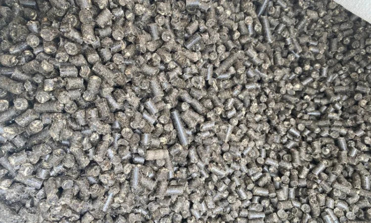 Гранулы из лузги подсолнуха - фото № 1