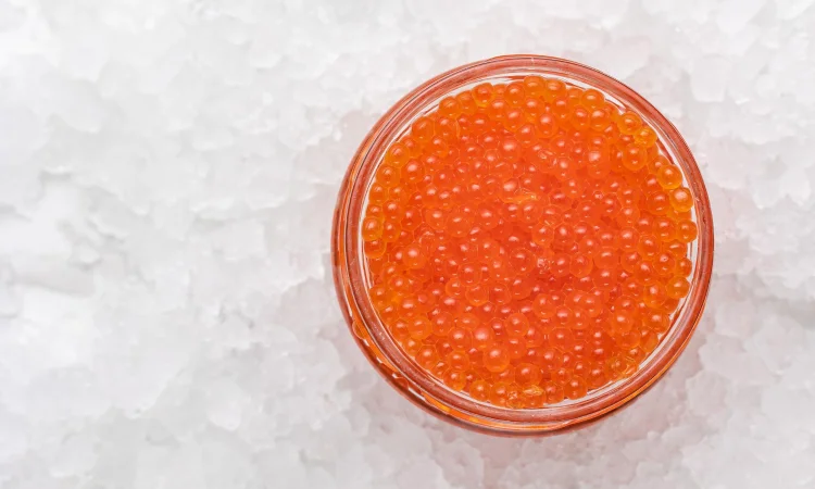 Ікра летючої риби Тобіко Помаранчева 100г - фото № 1