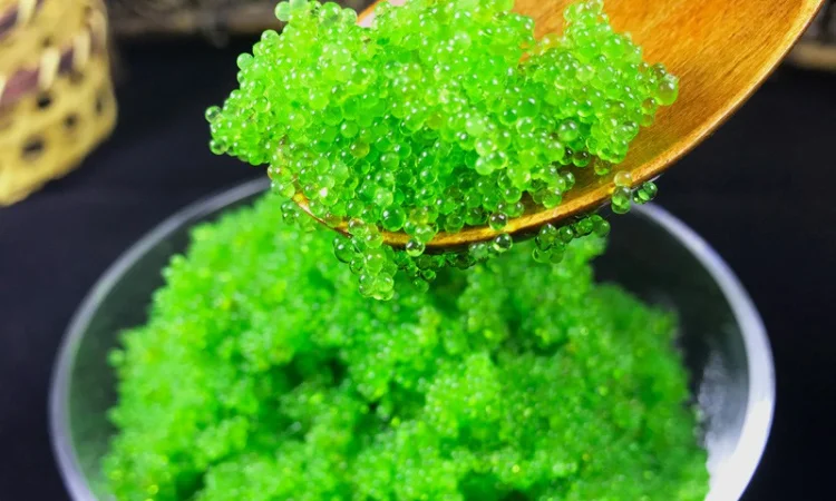 Ікра летючої риби Тобіко Зелена 100г - фото № 1