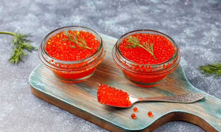 Ікра летючої риби Тобіко Помаранчева 50г - фото № 1