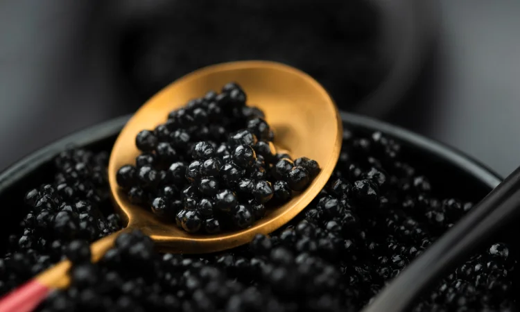 Ікра летючої риби Тобіко Чорна 100г - фото № 1