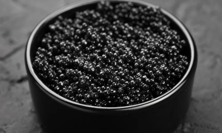 Ікра летючої риби Тобіко Чорна 500г - фото № 1