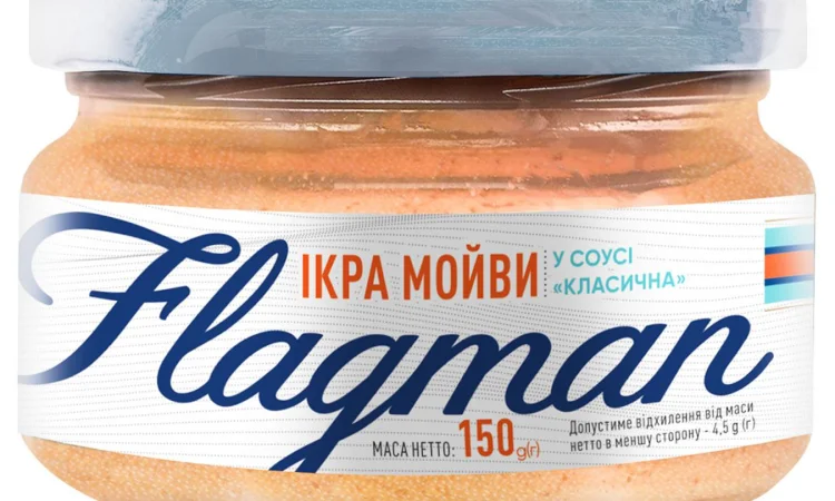 Ікра мойви Flagman Класична у соусі 150г - фото № 1