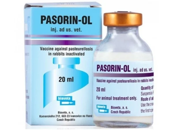 Вакцина Пазорін Ол проти пастереліза кролів 20 - фото № 1