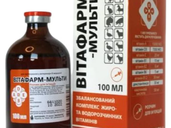 Вітафарм мульти (АДЕ + група В), 100 мл - фото № 1