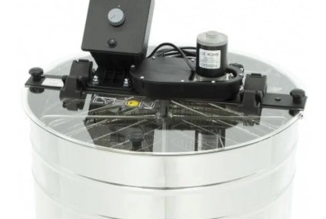 Медогонка 4-касетна поворотна електрична 220В/12В - фото № 1