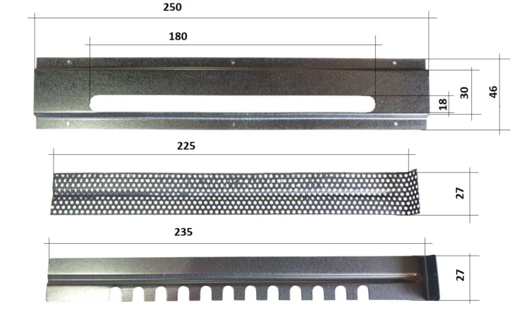 Льотковий загороджувач 3-х елементний нижній - фото № 1