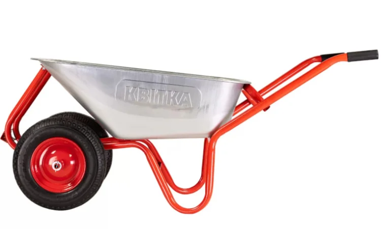 Садово-будівельна двоколісна тачка КВІТКА PRO - фото № 1