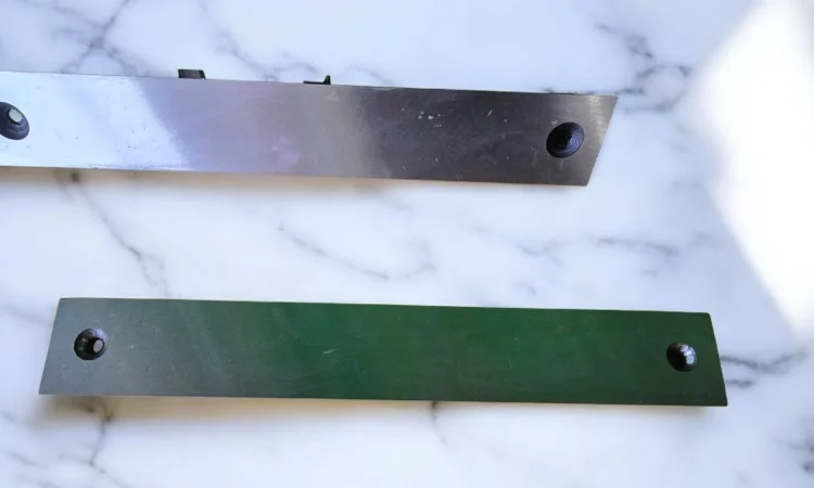 Плоский двосторонній ніж для пакувального верстата - фото № 2