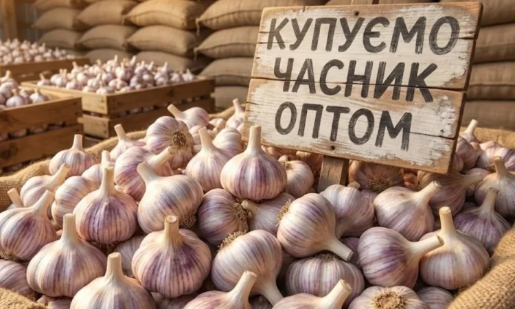 Закупка товарного чеснока оптом - фото № 1