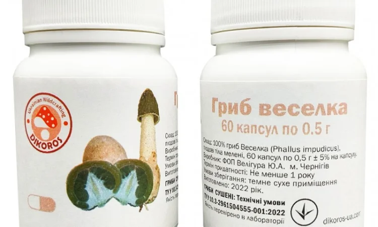 Гриб “Веселка” в капсулах для здоров'я - фото № 2