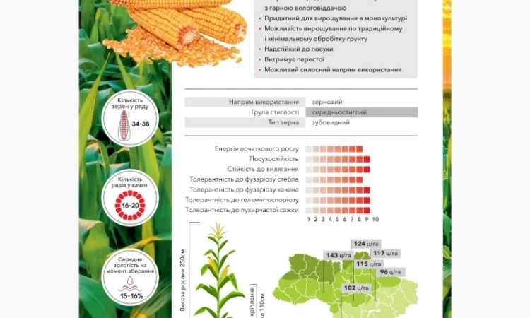 Кукуруза Андрес (ФАО 350) – высокопродуктивный гибрид - фото № 1
