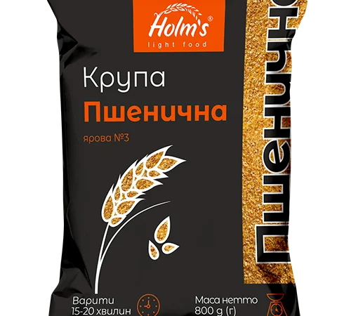 Крупа пшеничная яровая 3 ТМ «Holm’s» в упаковке 800 г - фото № 1