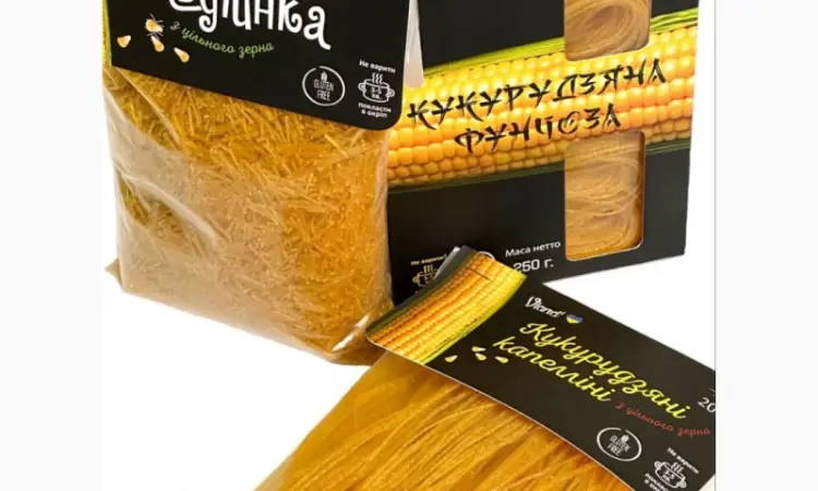 Кукурузні макарони з цільного зерна - фото № 1