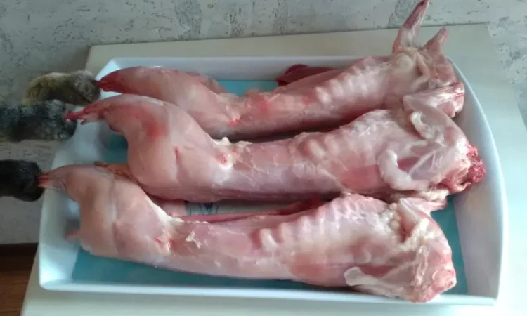 Мясо домашнего кролика в продаже - фото № 1