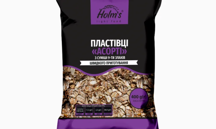 Пластівці Асорті 9 злаків ТМ «Holm’s» - фото № 1