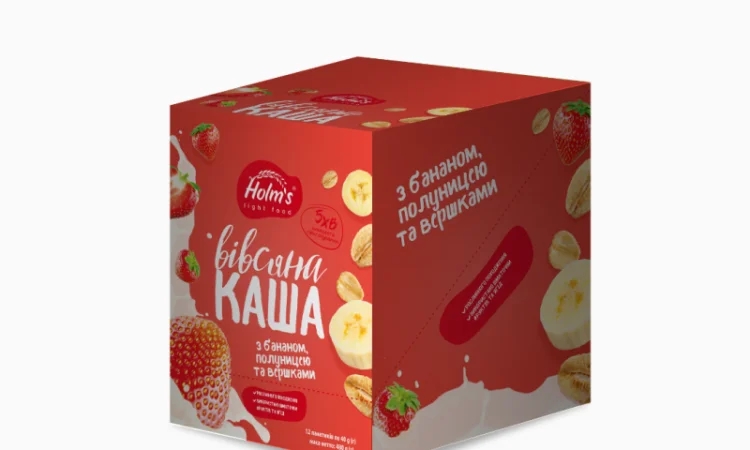 Каша вівсяна з бананом - фото № 1