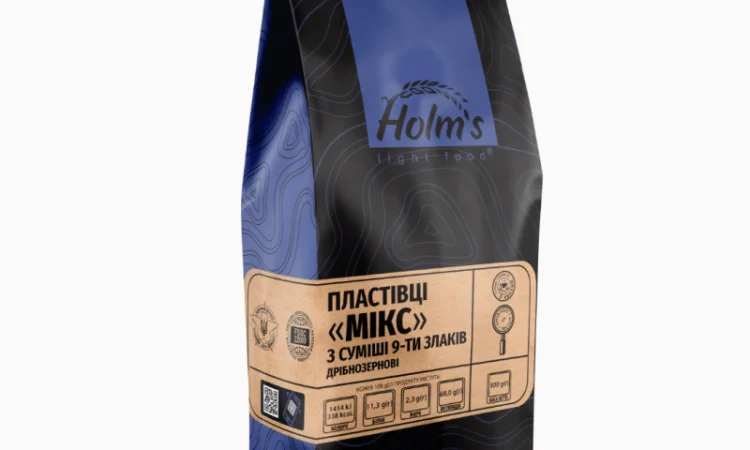 Пластівці "Мікс" дрібнозернові з суміші 9-ти злаків - фото № 1